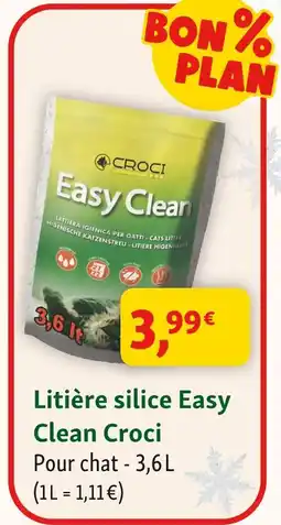 Maxi Zoo Croci litière silice easy offre