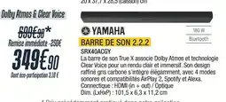 Proxi Confort Yamaha barre de son 2.2.2 offre