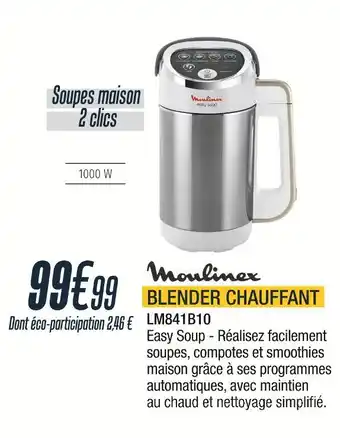 Proxi Confort Moulinex blender chauffant offre