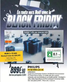 Proxi Confort Philips tv qd mini-led 4k offre