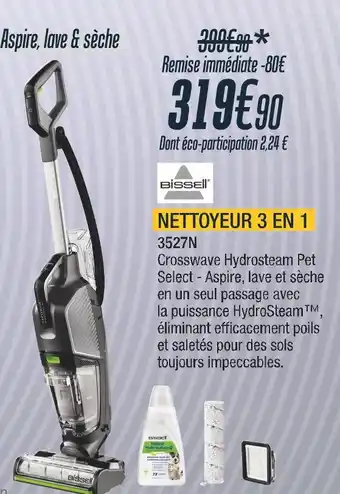 Proxi Confort Bissell nettoyeur 3 en 1 offre