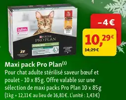 Maxi Zoo Purina pro plan maxi pack offre