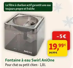 Maxi Zoo Anione fontaine à eau swirl offre
