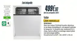 Proxi Confort Beko lave-vaisselle offre