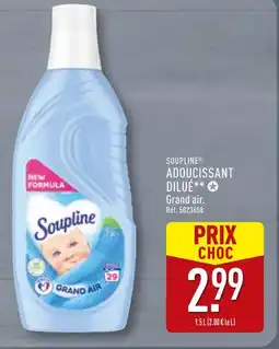 ALDI Soupline adoucissant dilué** ✪ offre