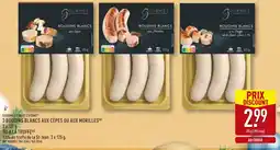 ALDI Gourmet finest cuisine boudins blancs aux cèpes ou aux morilles offre