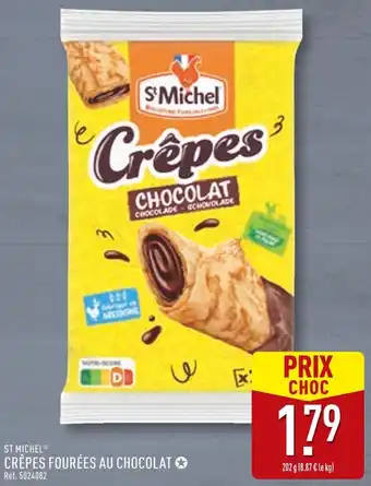 ALDI St michel crêpes fourrées au chocolat offre