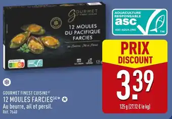 ALDI Gourmet finest cuisine 12 moules farcies offre