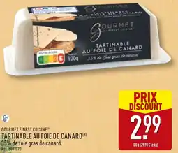 ALDI Gourmet finest cuisine tartinable au foie de canard offre