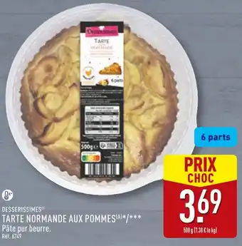 ALDI Desserissimes tarte normande aux pommes offre