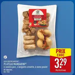 ALDI Asia green garden plateau mandarin offre