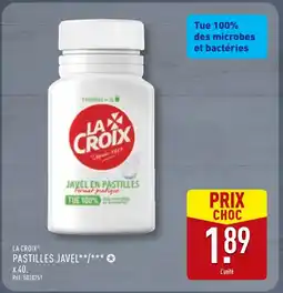 ALDI La croix pastilles javel offre