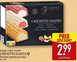ALDI Gourmet finest cuisine 6 bûchettes glacées offre