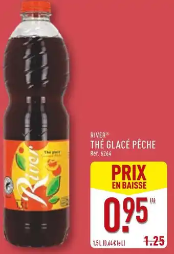 ALDI River thé glacé pêche offre