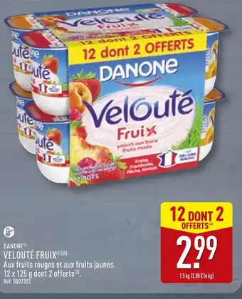 ALDI Danone velouté fruix offre