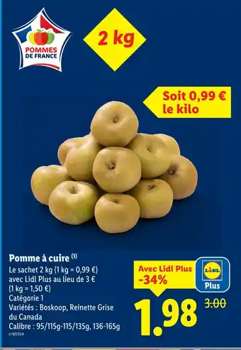 Pommes à cuire