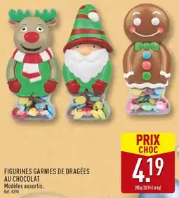 ALDI Figurines garnies de dragées au chocolat offre