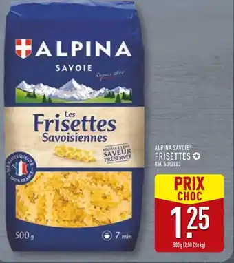 ALDI Alpina savoie frisettes offre