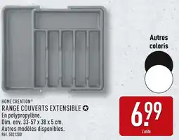ALDI Home creation range couverts extensible offre