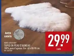 ALDI Home creation tapis en peau d'agneau offre