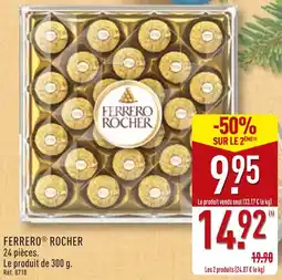 ALDI Ferrero rocher offre