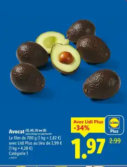 Lidl Avocat offre