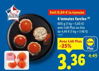 Lidl 4 tomates farcies offre