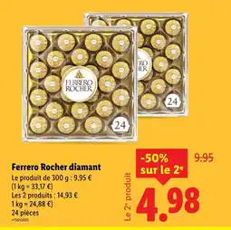 Lidl Ferrero rocher diamant offre