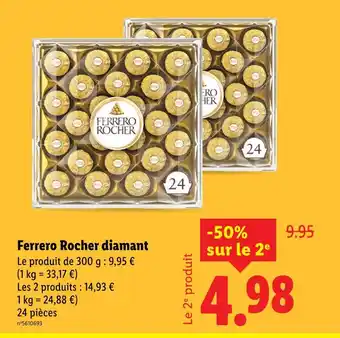 Lidl Ferrero rocher diamant offre
