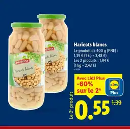 Lidl Freshona haricots blancs offre