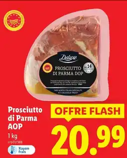 Lidl Deluxe prosciutto di parma aop offre
