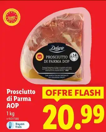 Lidl Deluxe prosciutto di parma aop offre