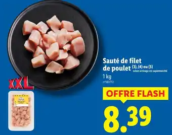 Lidl Sauté de filet de poulet offre