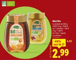 Lidl Maribee bio miel de fleurs liquide offre