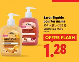 Lidl Cien savon liquide pour les mains offre