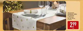 ALDI Home creation chemin de table offre