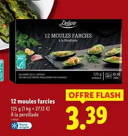 Lidl Deluxe 12 moules farcies offre