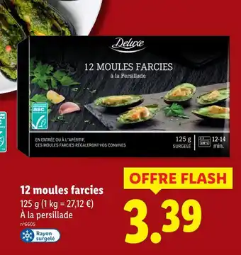 Lidl Deluxe 12 moules farcies offre