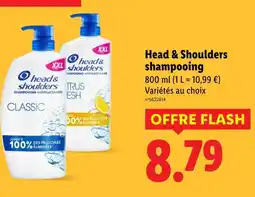 Lidl Head & shoulders shampooing offre