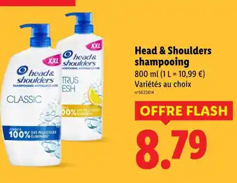 Lidl Head & shoulders shampooing offre