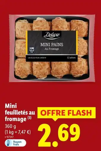 Lidl Deluxe mini pains au fromage offre