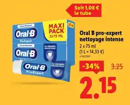 Lidl Oral b pro-expert nettoyage intense offre