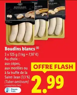 Lidl Deluxe boudins blancs offre