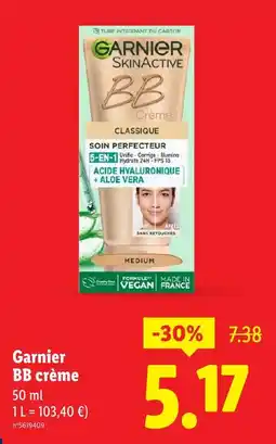 Lidl Garnier bb crème offre