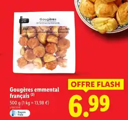 Lidl Gougères emmental français offre