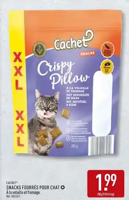 ALDI Cachet snacks fourrés pour chat offre