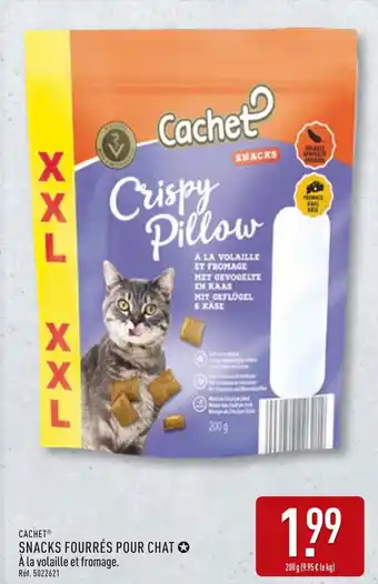 ALDI Cachet snacks fourrés pour chat offre