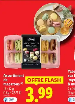 Lidl Deluxe assortiment de macarons offre