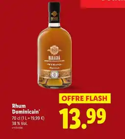 Lidl Baraguá rhum dominicain offre