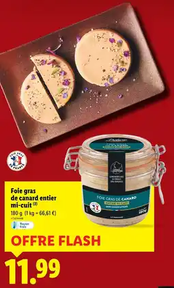 Lidl Deluxe foie gras de canard entier mi-cuit offre